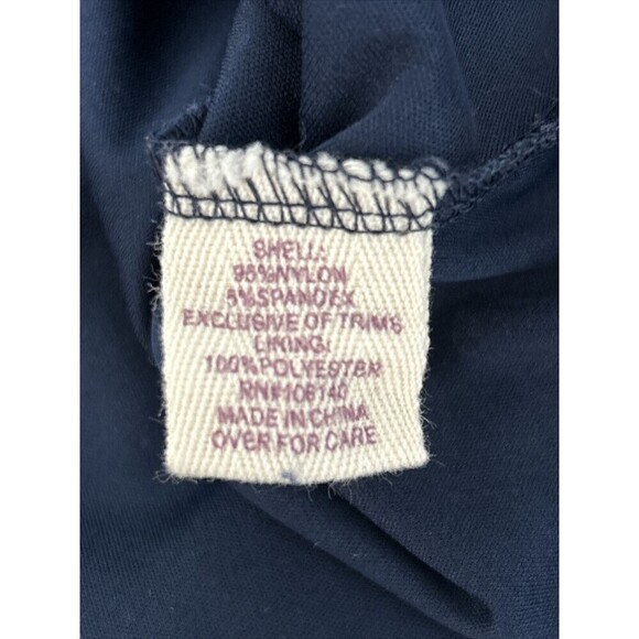 Altar'd State Navy Knee Length Crochet Boho Swing Dress Size Large 8/10 - Picture 3 of 12